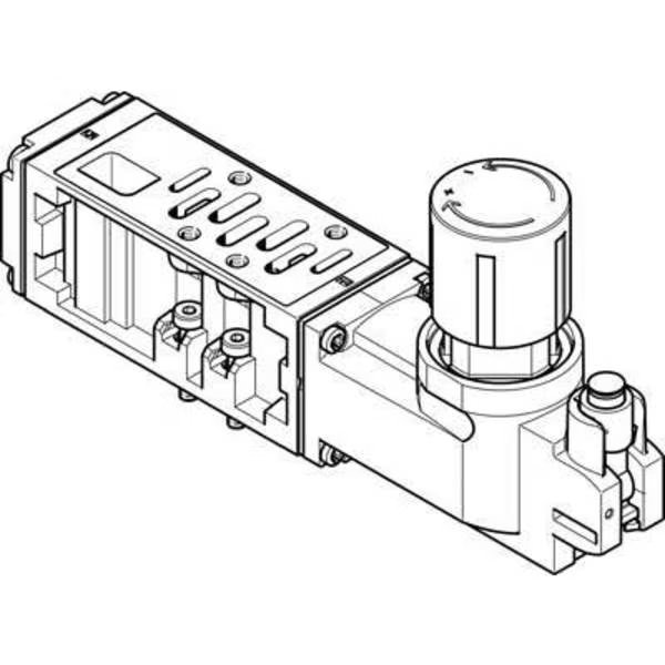 Regulator Plate VABF-S1-2-R6C2-C-6, Festo, Mfr#: VABF-S1-2-R6C2-C-6